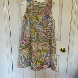 100% Linen trapeze dress